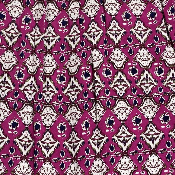 Rose & Rhyme Shirt Womens 1X Peasant Floral Pink - Picture 14 of 16